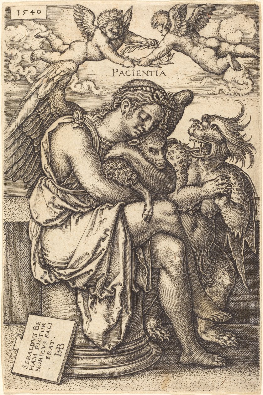Patience by Sebald Beham