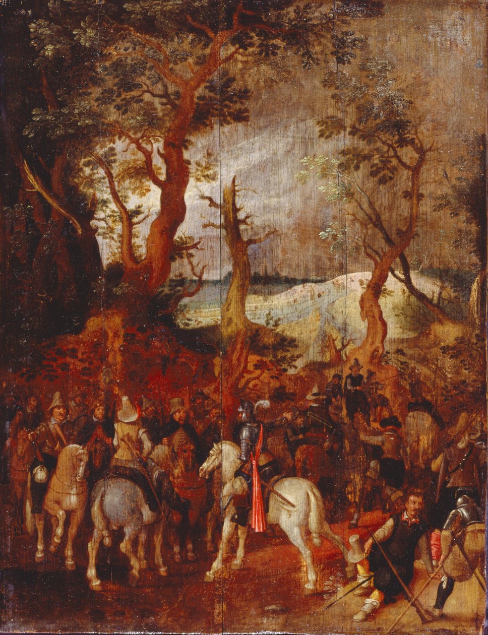 A Company of Cavalry by Sebastiaen Vrancx