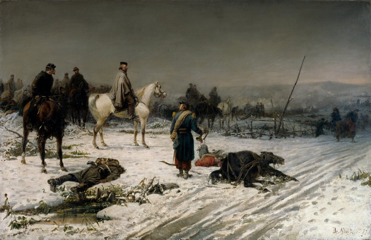 Garibaldi in Dijon by Sebastiano de Albertis