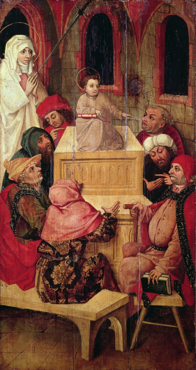 The Twelve Year Old Jesus in the Temple by Second Master of Aranyosmarot