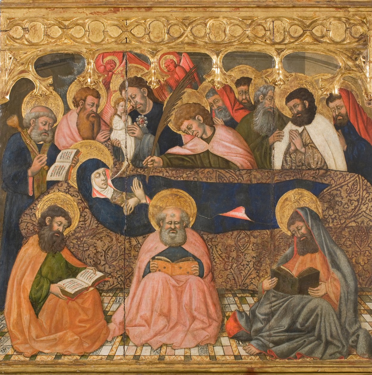 Dormition of the Virgin by Master of Estopiñán
