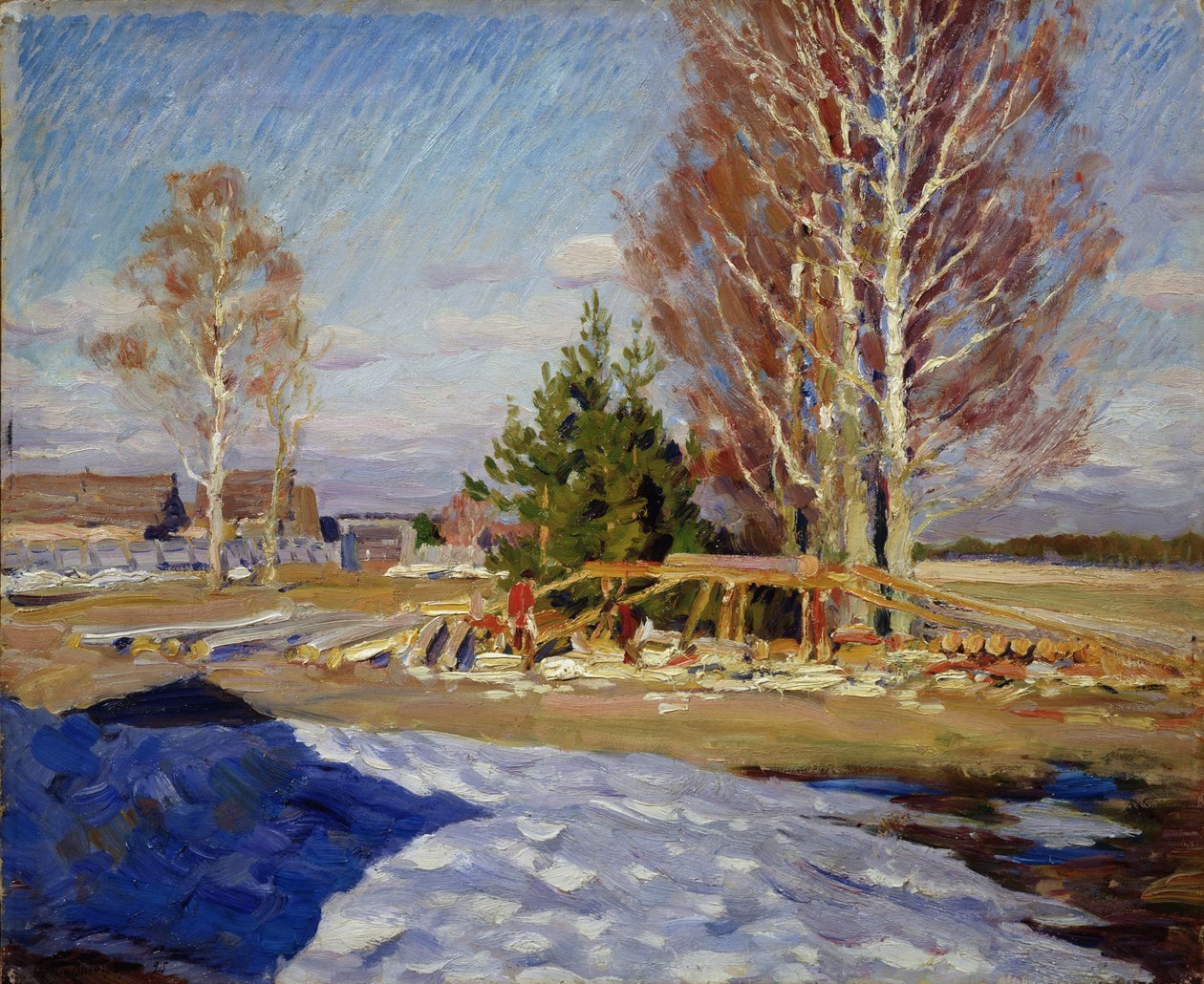 Spring Landscape by Sergei Arsenevich Vinogradov