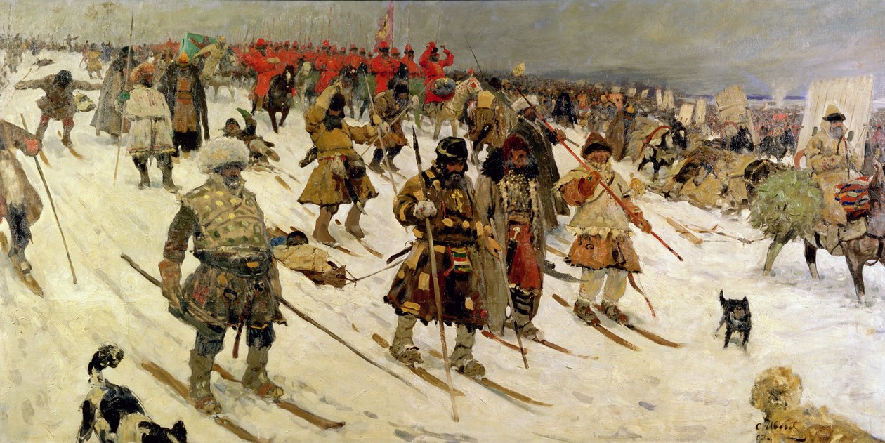 A Military Campaign in Russia During the 16th Century, 1903 by Sergej Vasilevic Ivanov