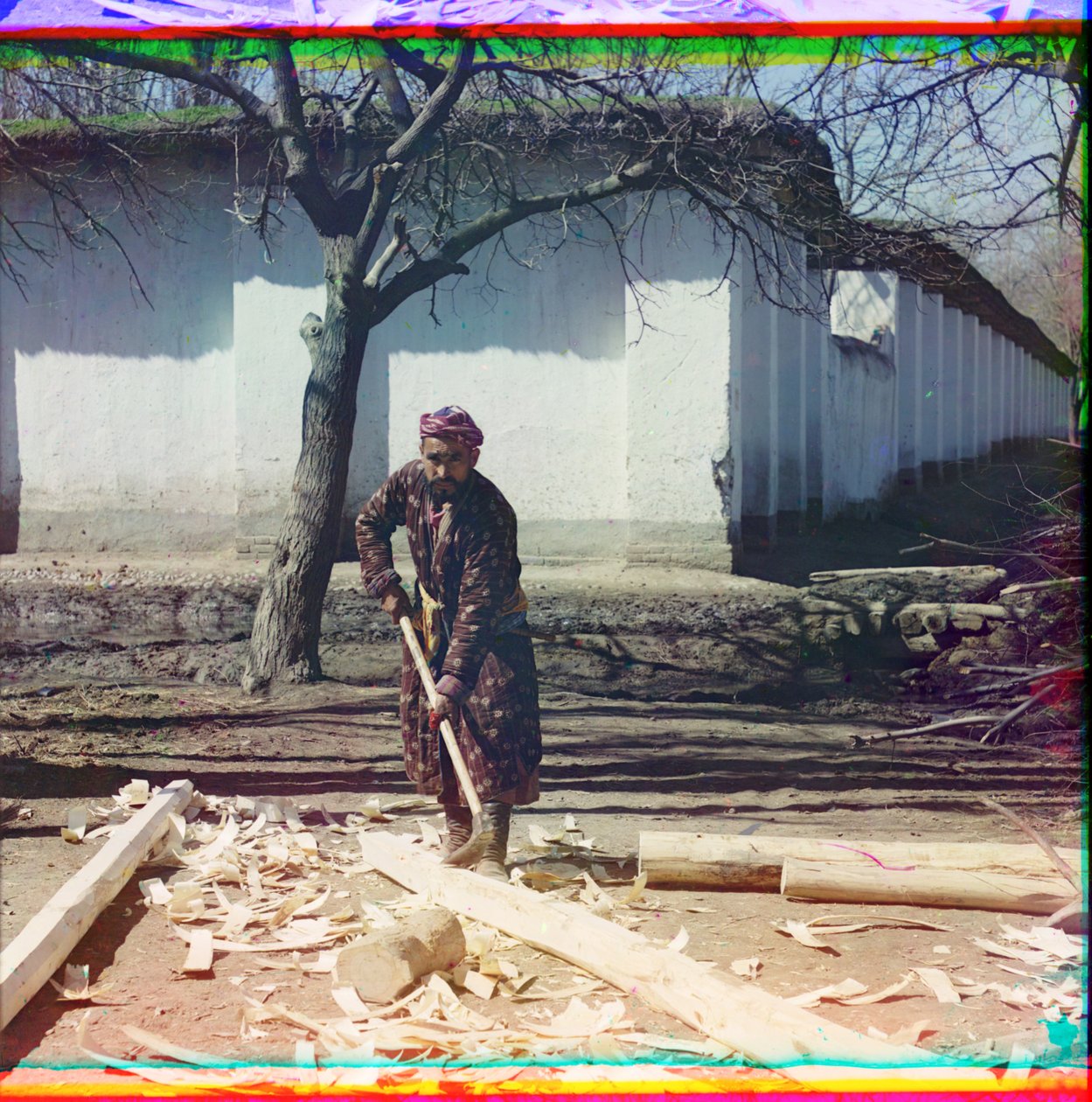 Carpenter in Samarkand by Sergey Prokudin Gorsky