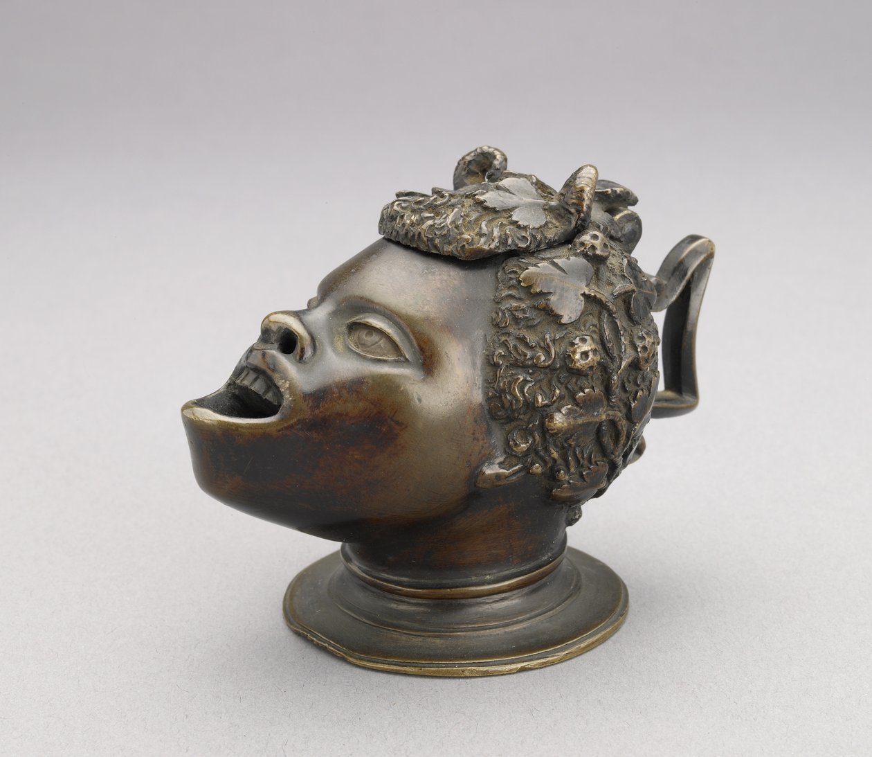 Lamp or Inkwell in the Form of the Head of an African Boy by Severo da Ravenna