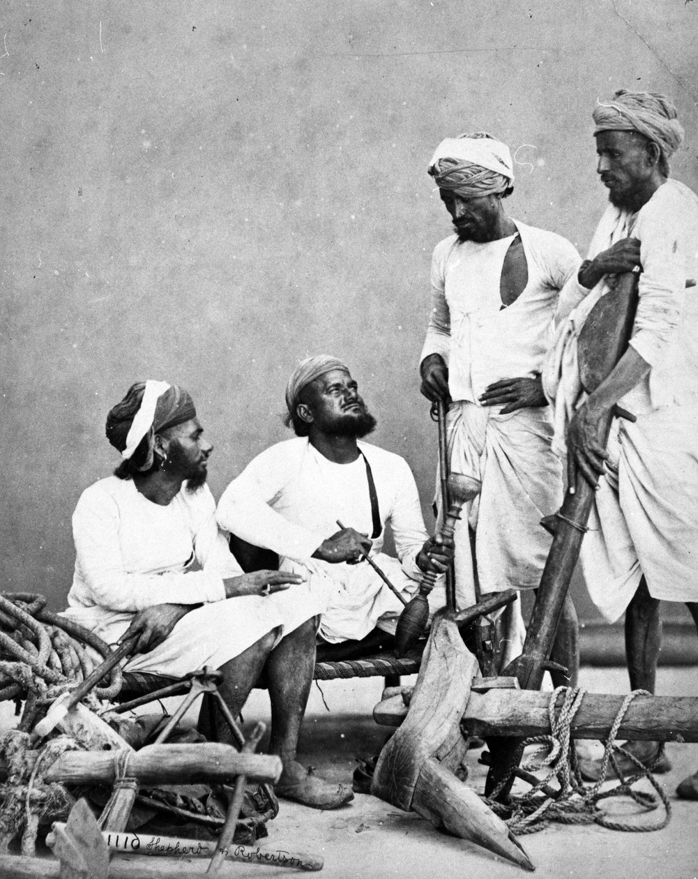 Jat Zemindars and Ryots, c.1863 by Shepherd and Robertson
