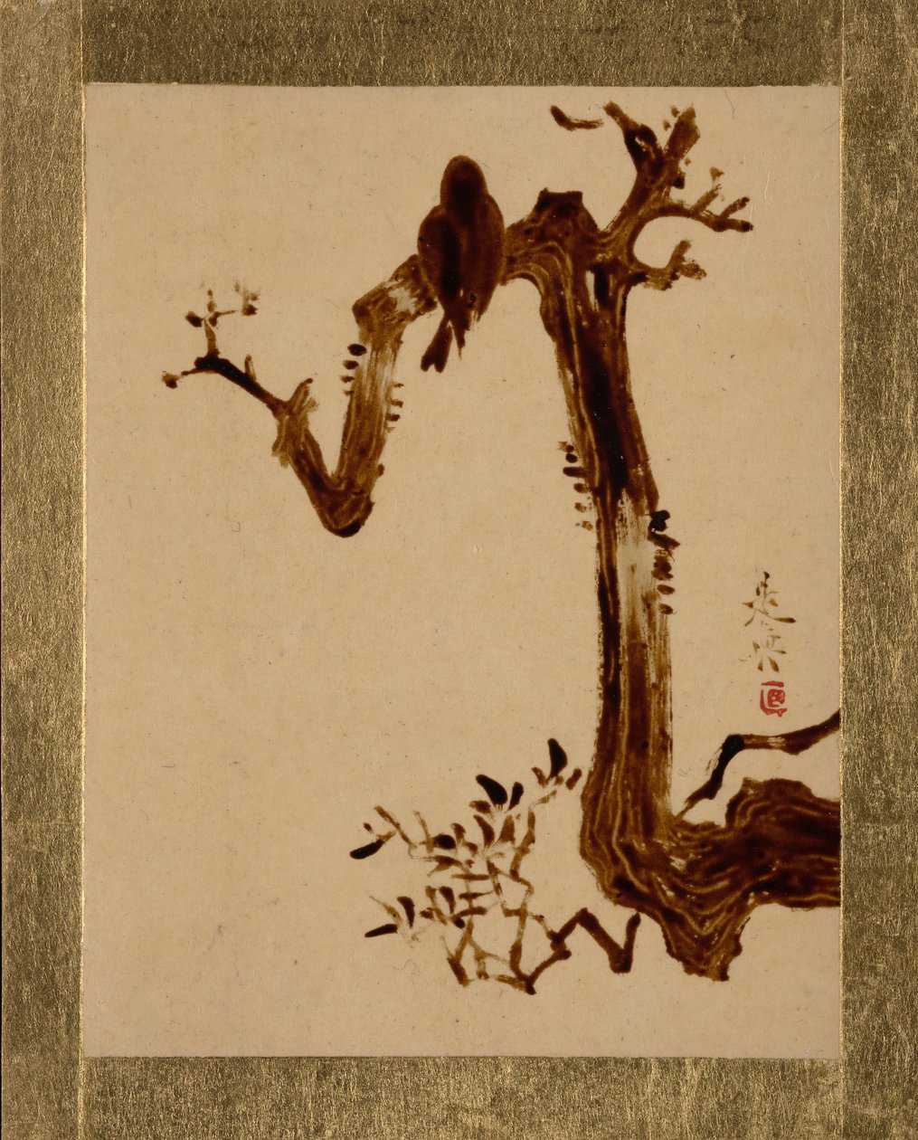 Crow on Tree by Shibata Zeshin