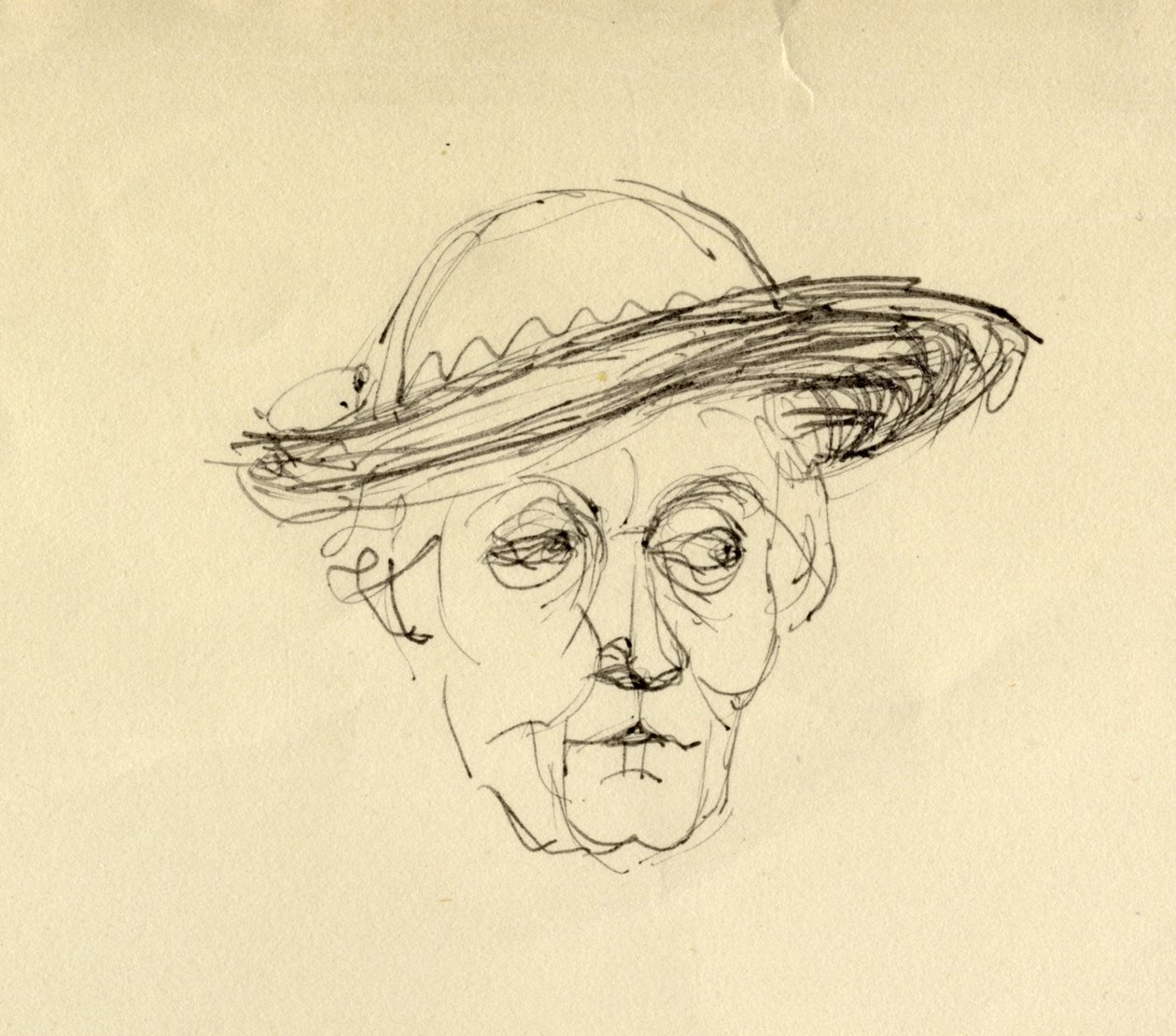 Woman in hat by Shirley Markham