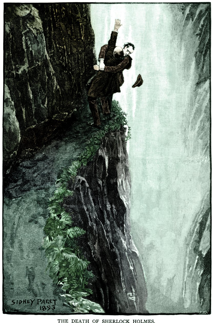 The Death of Sherlock Holmes by Sidney Paget