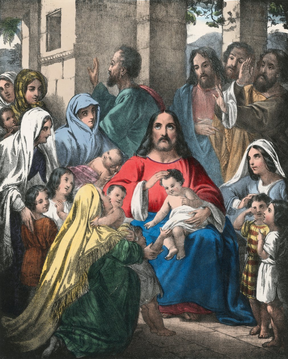 Christ Blessing Little Children by Siegfried Detler Bendixen