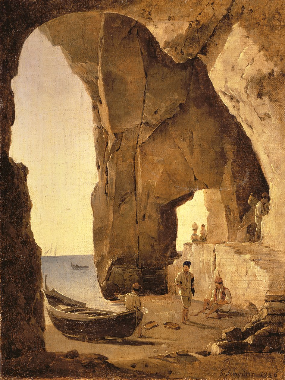 Cave in Sorrento by Silvestr Fedosievich Shchedrin