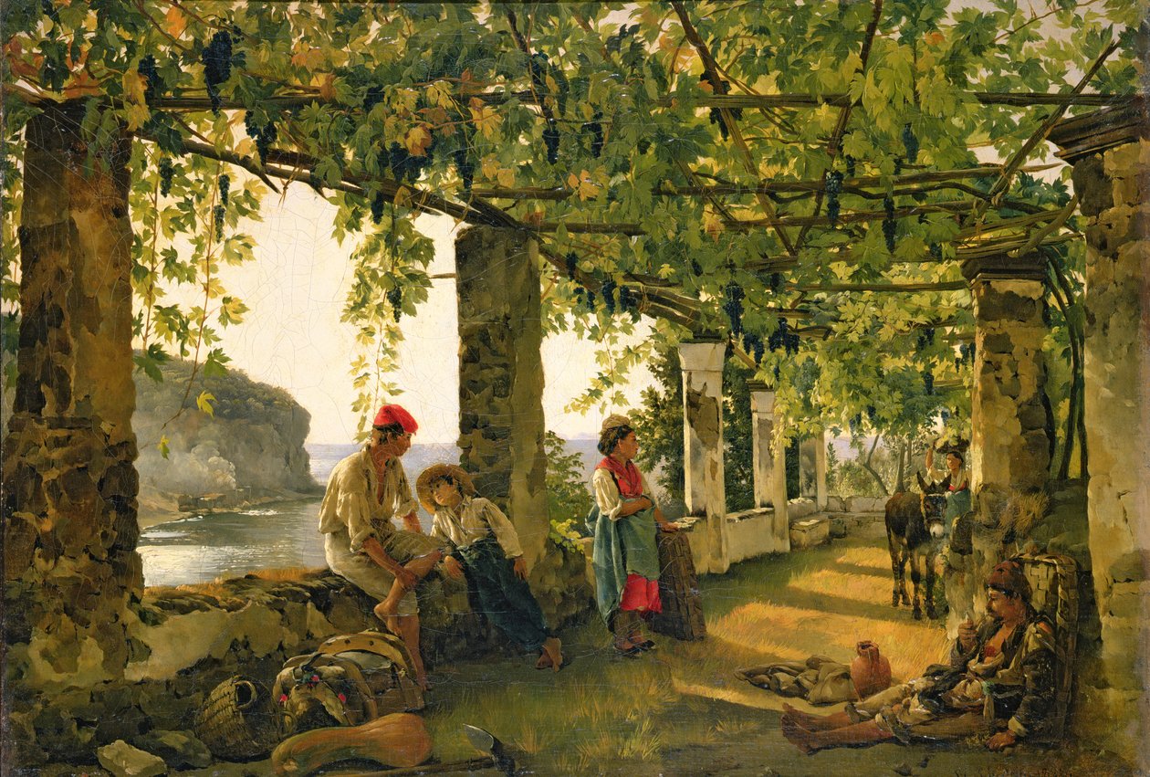 Verandah with Twisted Vines by Silvestr Fedosievich Shchedrin