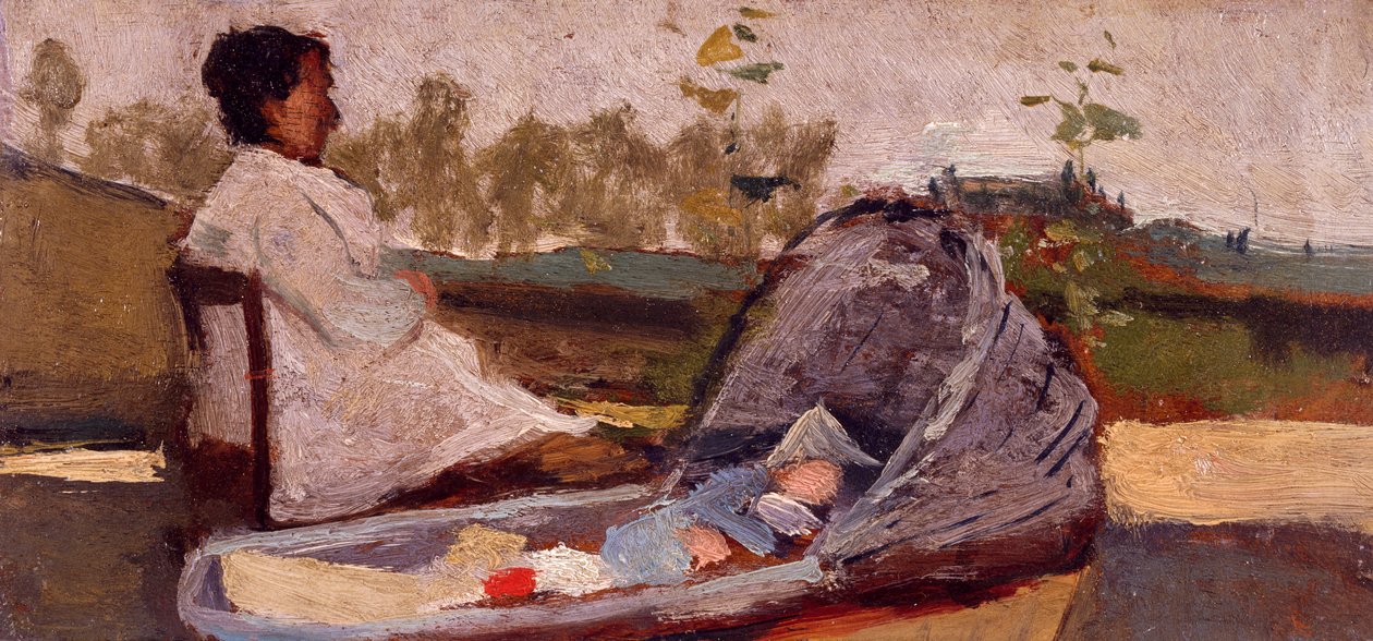 The Cradle by Silvestro Lega