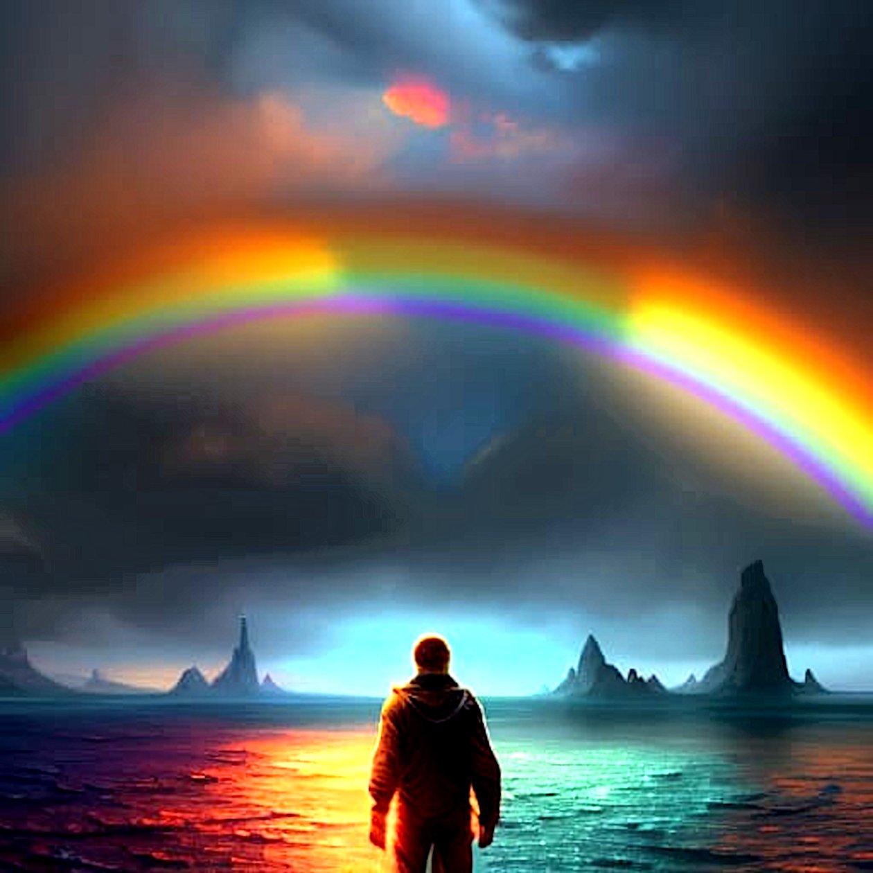Sublimity of the Moment: The Magic of the Rainbow by Silvia Martini