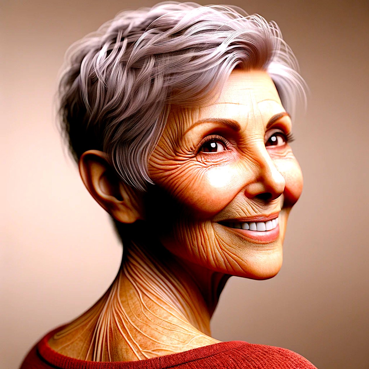 Margaret - "AI-shaped Years of Life: Portraits of Timelessness" by Silvia Martini