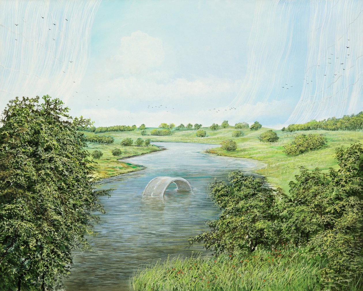Round Bridge by Silvian Sternhagel