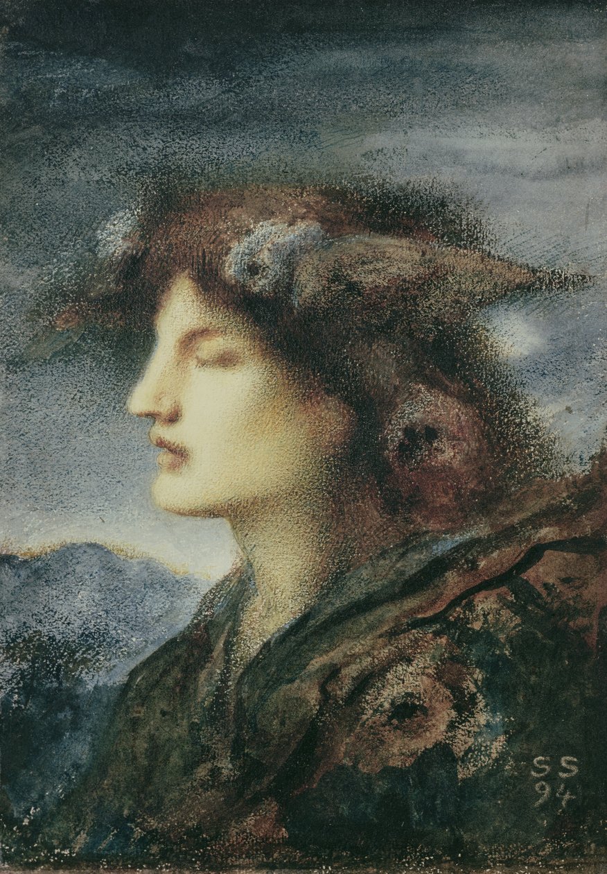 Sleep, 1894 by Simeon Solomon