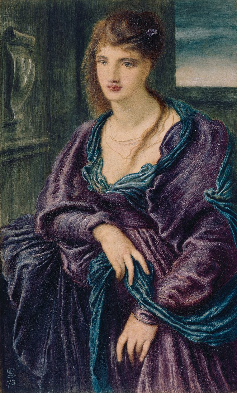 Study: Female Figure by Simeon Solomon