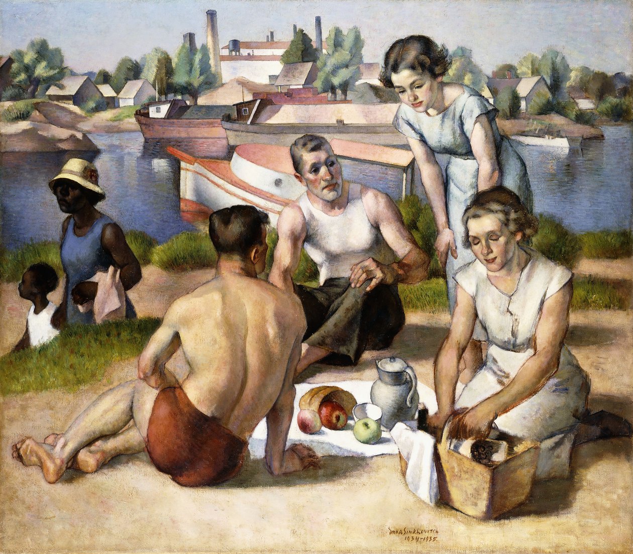 The Picnic by Simkha Simkovitch
