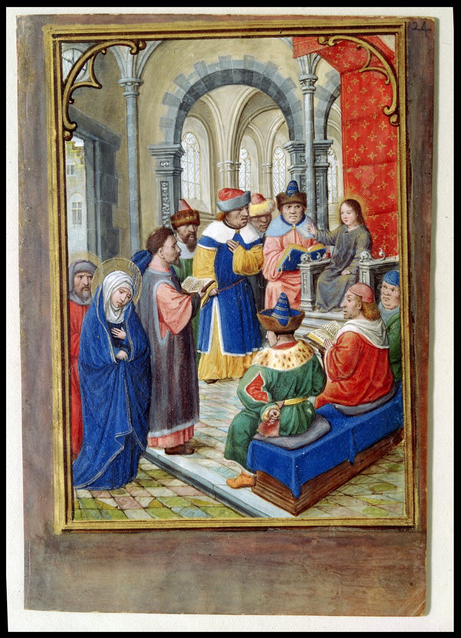Finding of the Child Jesus in the Temple by Simon Bening