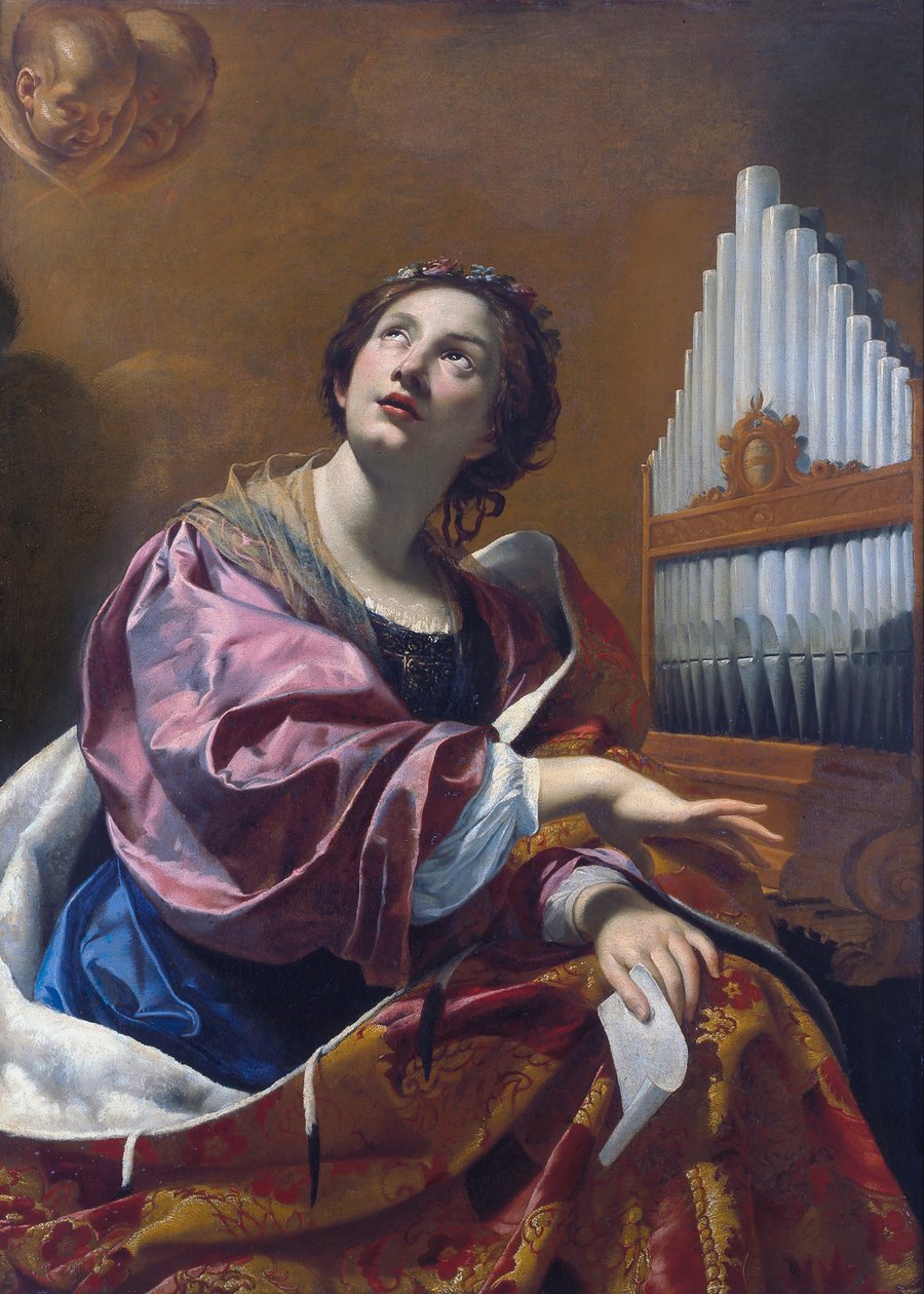 Saint Cecilia by Simon Vouet