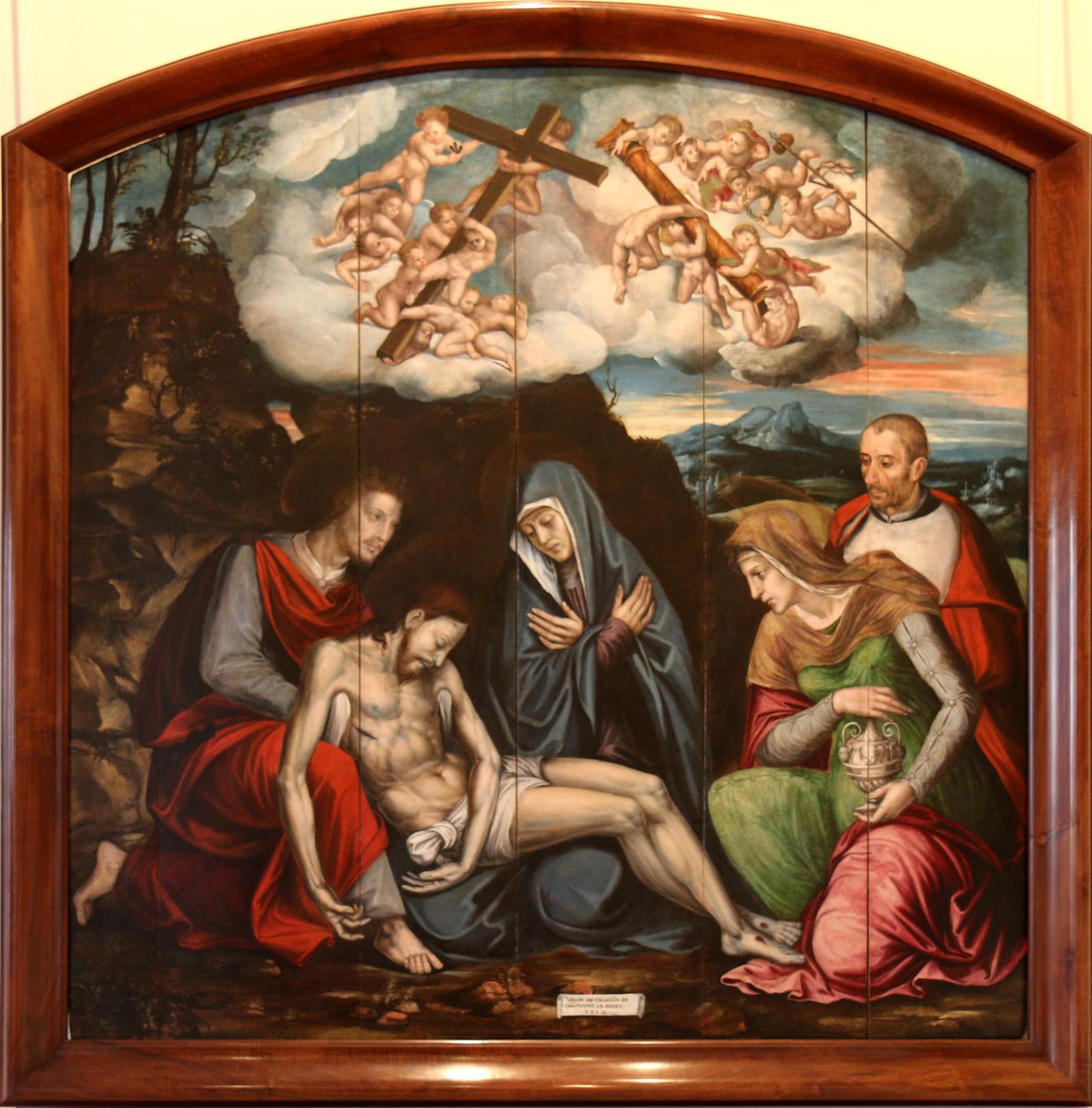Lamentation over the Dead Christ by Simon de Châlons