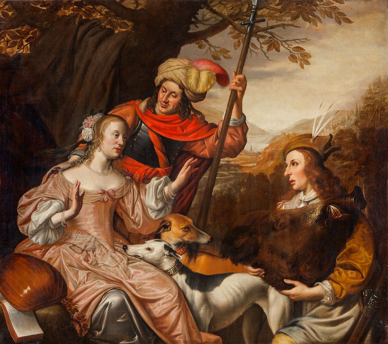 Group portrait by Simon Peter Tilemann