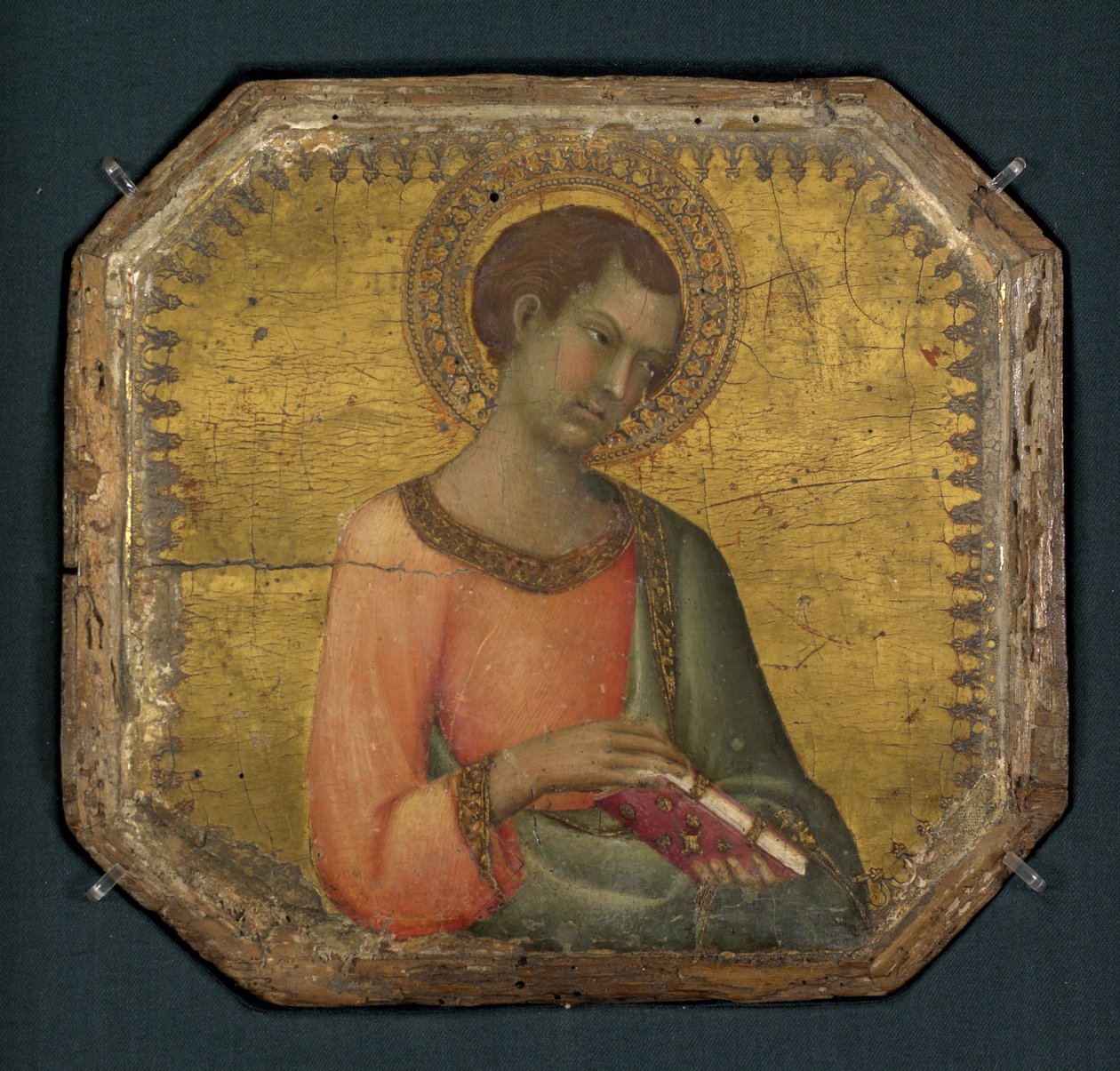 A Saint Holding a Book by Simone Martini