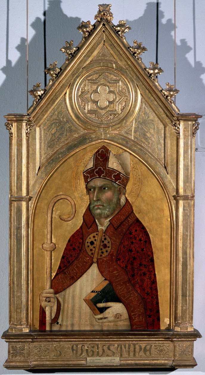 Saint Augustine, 1320s by Simone Martini