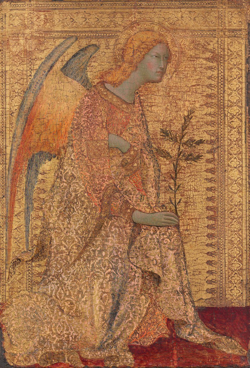 The Angel of the Annunciation by Simone Martini