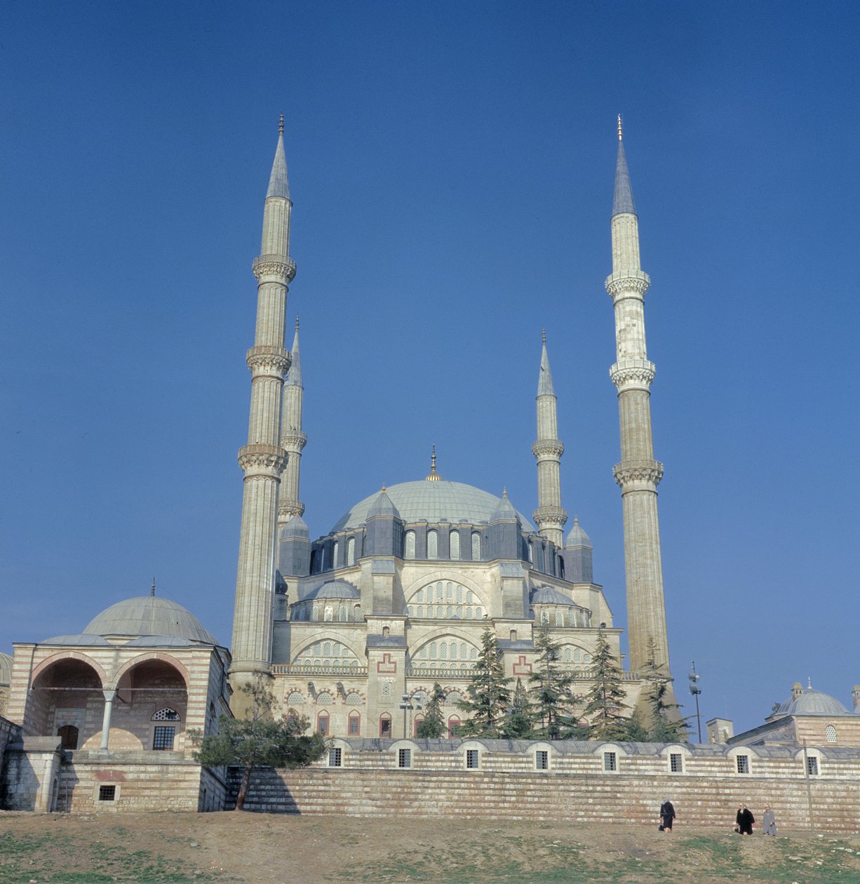 View of the Mosque, Ottoman, Built c.1569-75 by Sinan