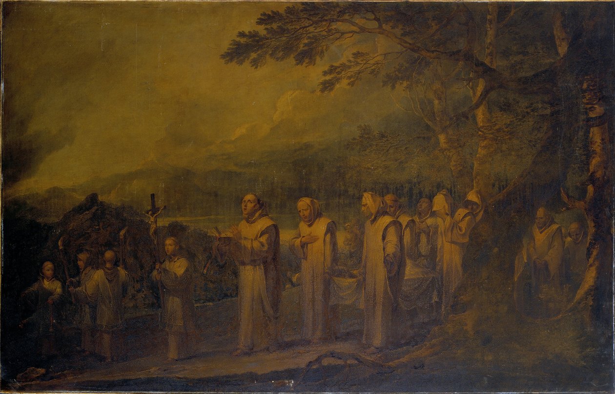 Funeral Procession of a White Friar by Sir Peter Francis Bourgeois