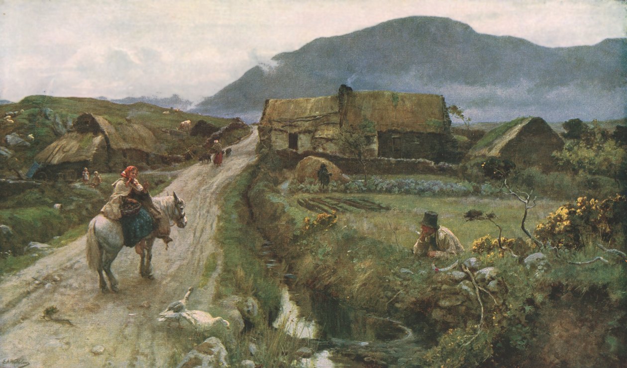 Galway Gossips by Sir Ernest Albert Waterlow