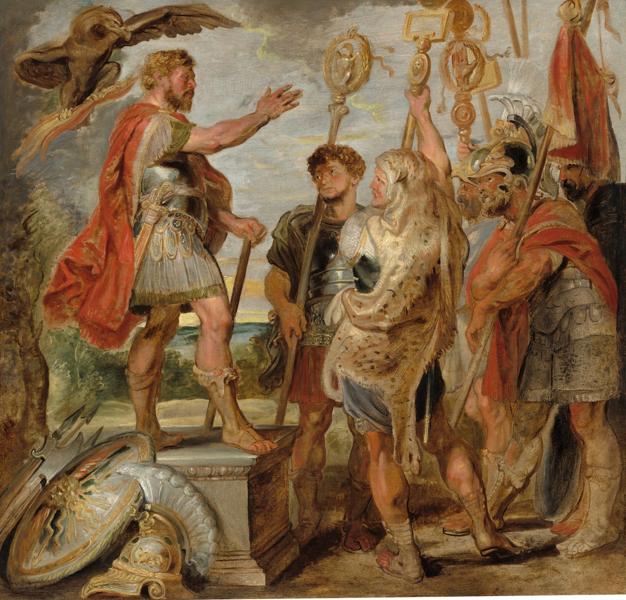 Decius Mus Addressing the Legions by Sir Peter Paul Rubens