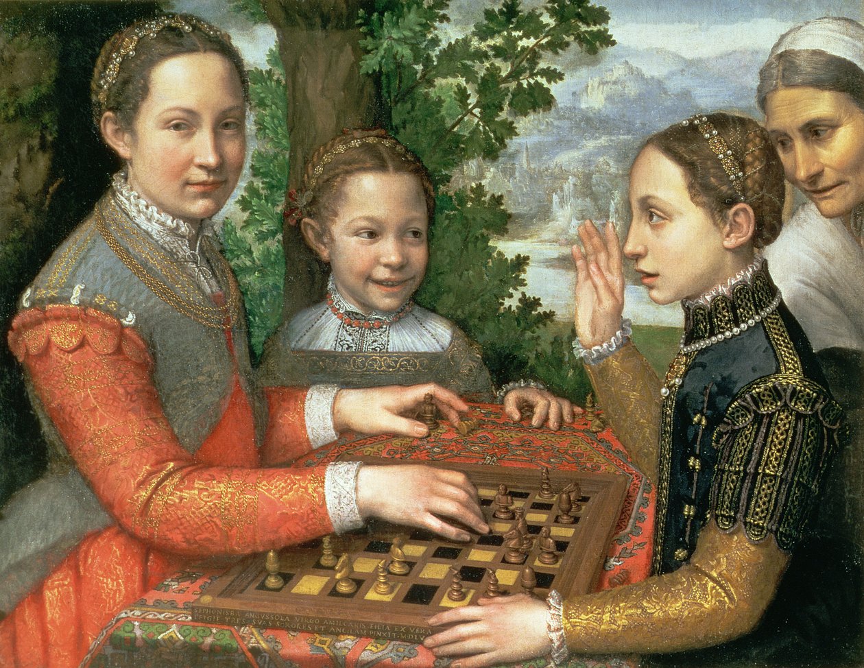 Game of Chess, 1555 by Sofonisba Anguissola