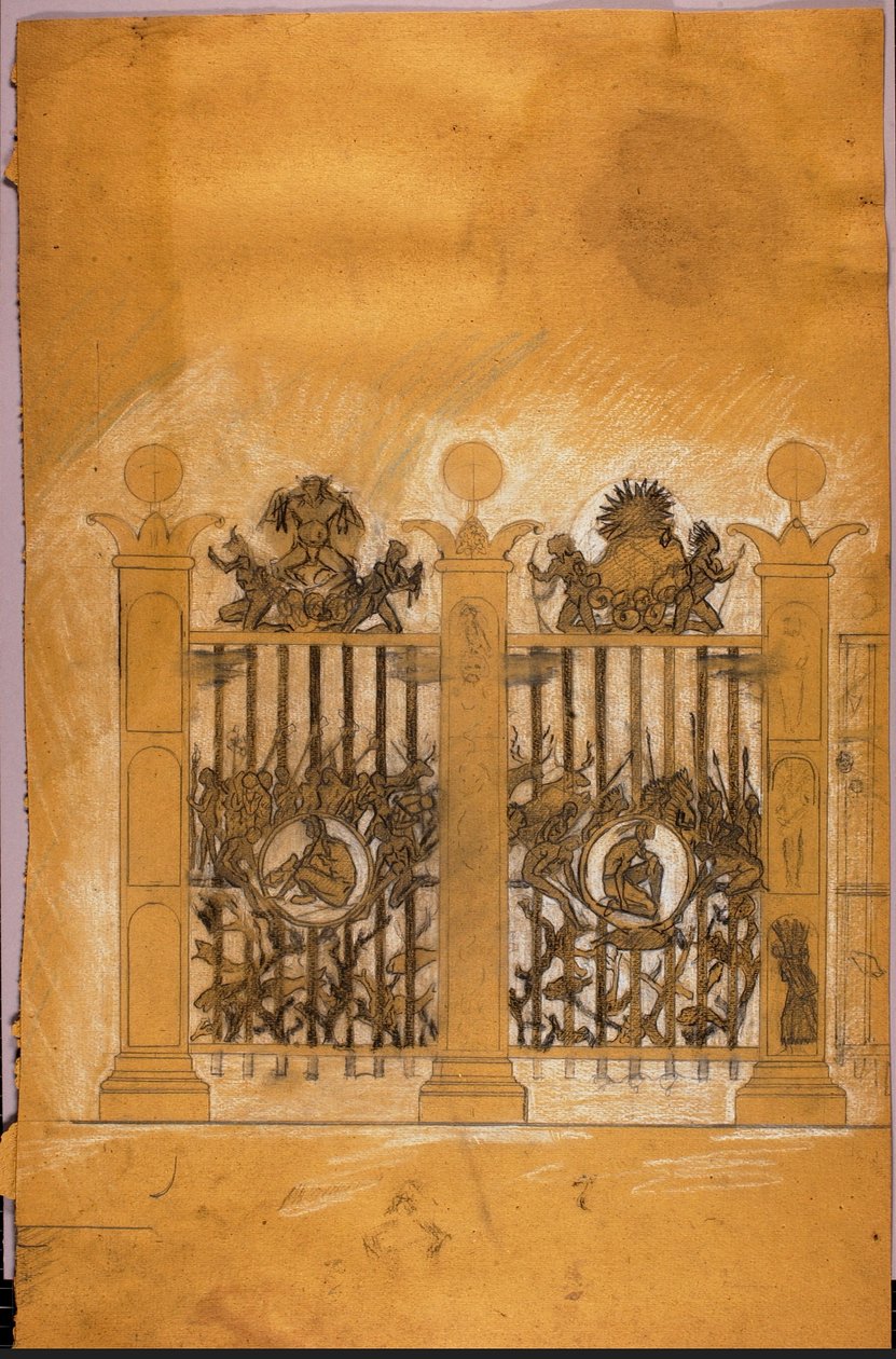 Geographic Society Grill by Solon H. Borglum