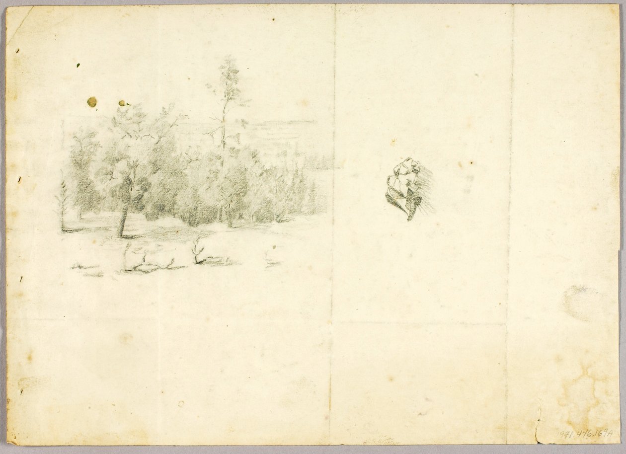 Landscape, Nude by Solon H. Borglum