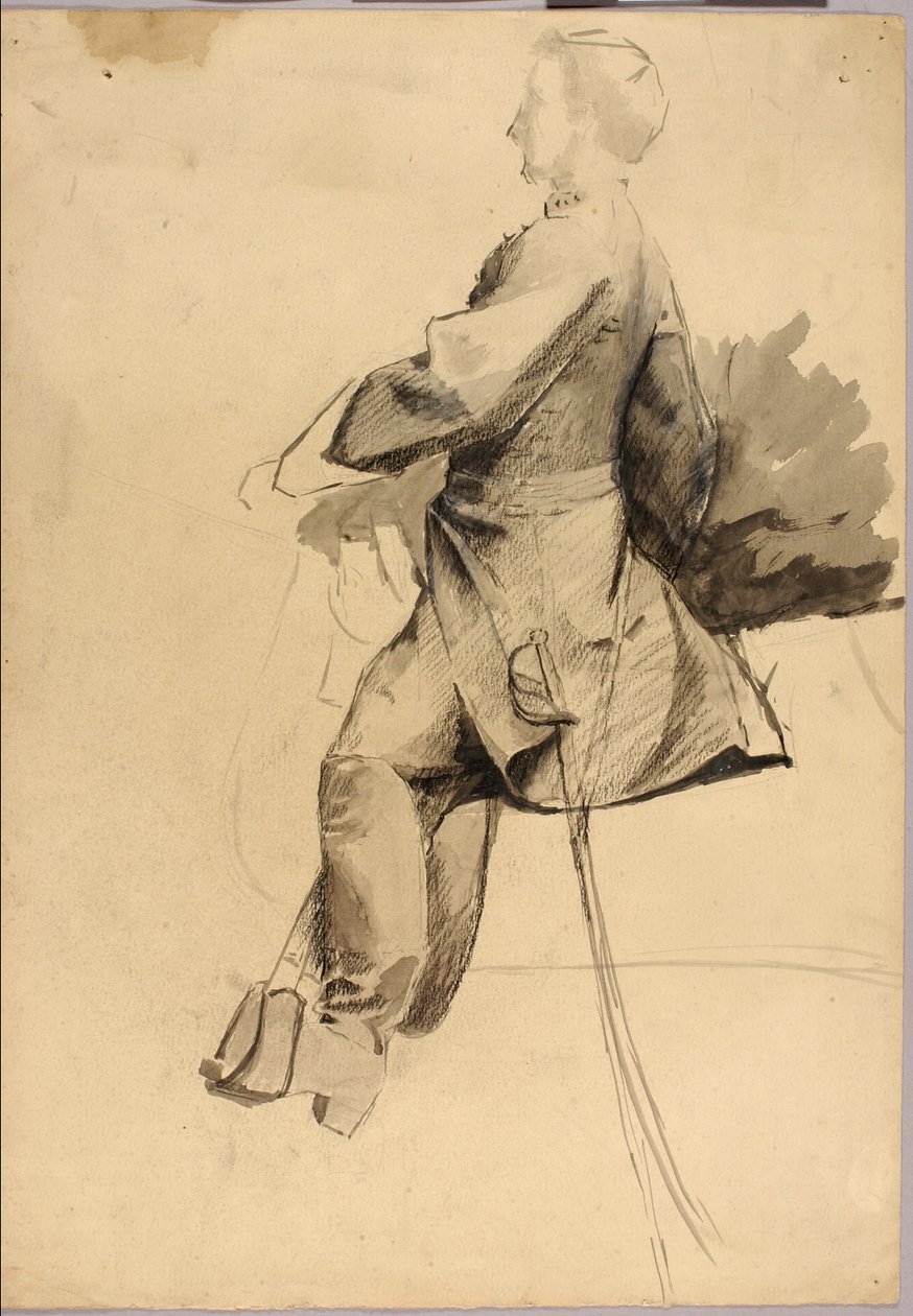Study for Equestrian Monument by Solon H. Borglum