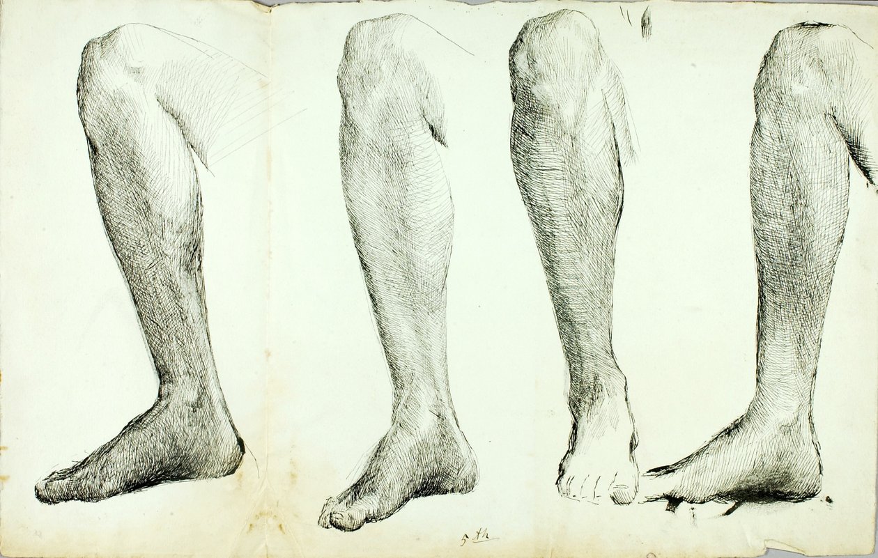Study of Anatomy, #5 by Solon H. Borglum