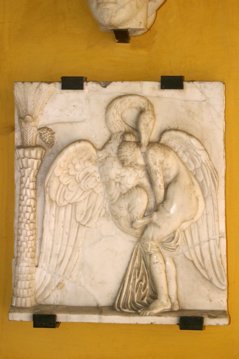 Leda and the Swan by Spanish School