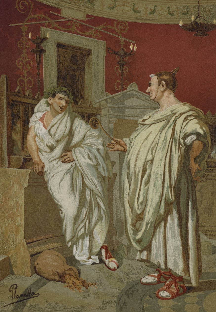 The Augurs of Cicero by Spanish School