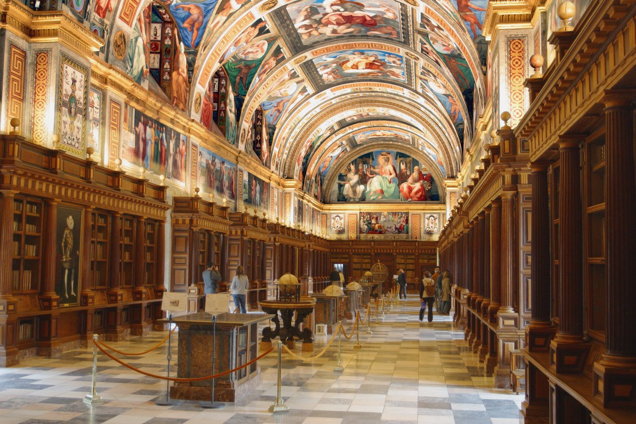 The Library by Spanish School