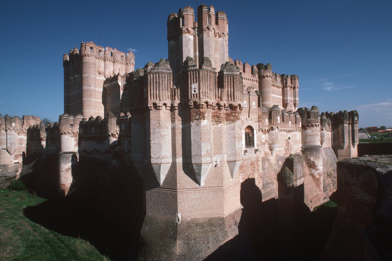 View of the castle by Spanish School