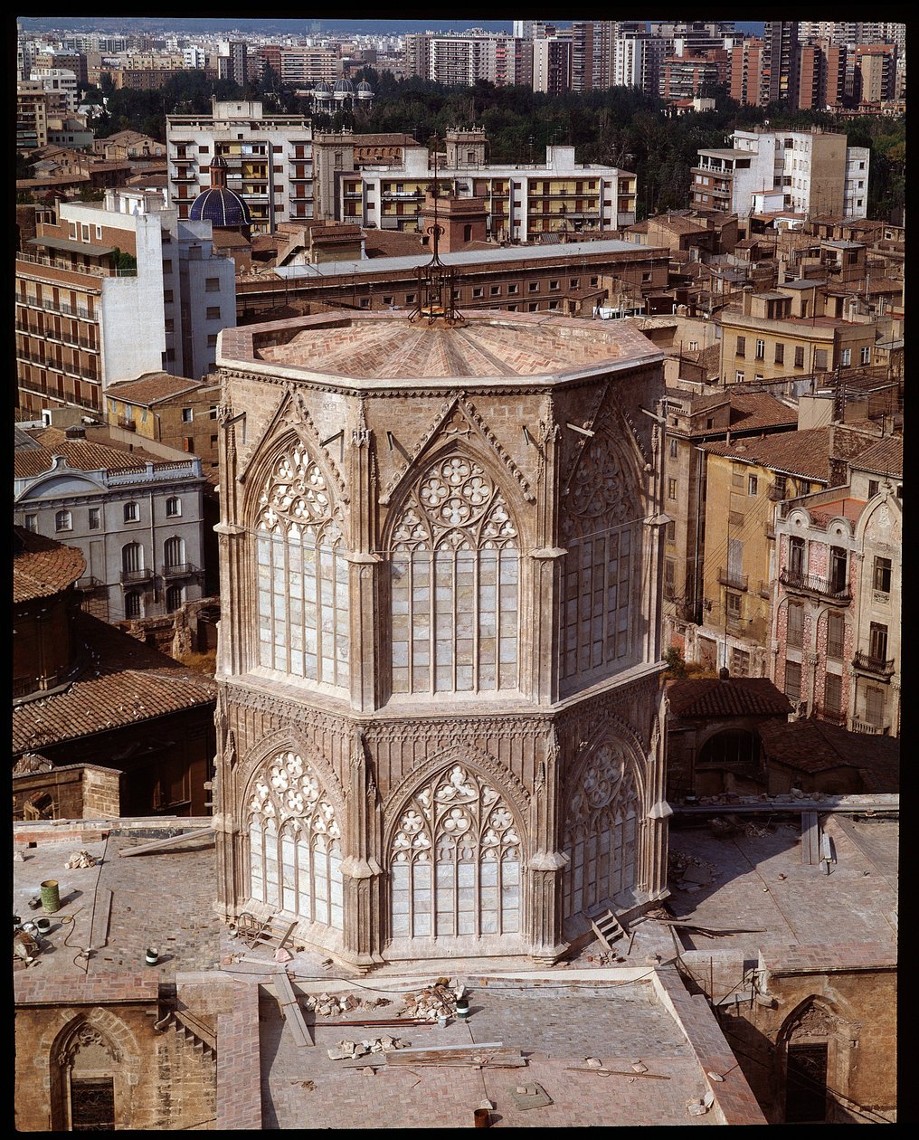 View of the Tower of the Cathedral by Spanish School