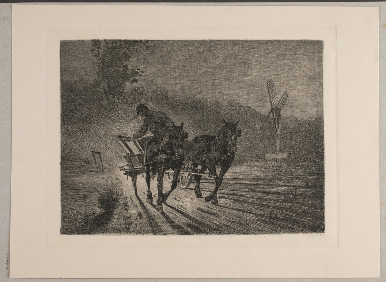 Work Cart. Evening by Søren Lund