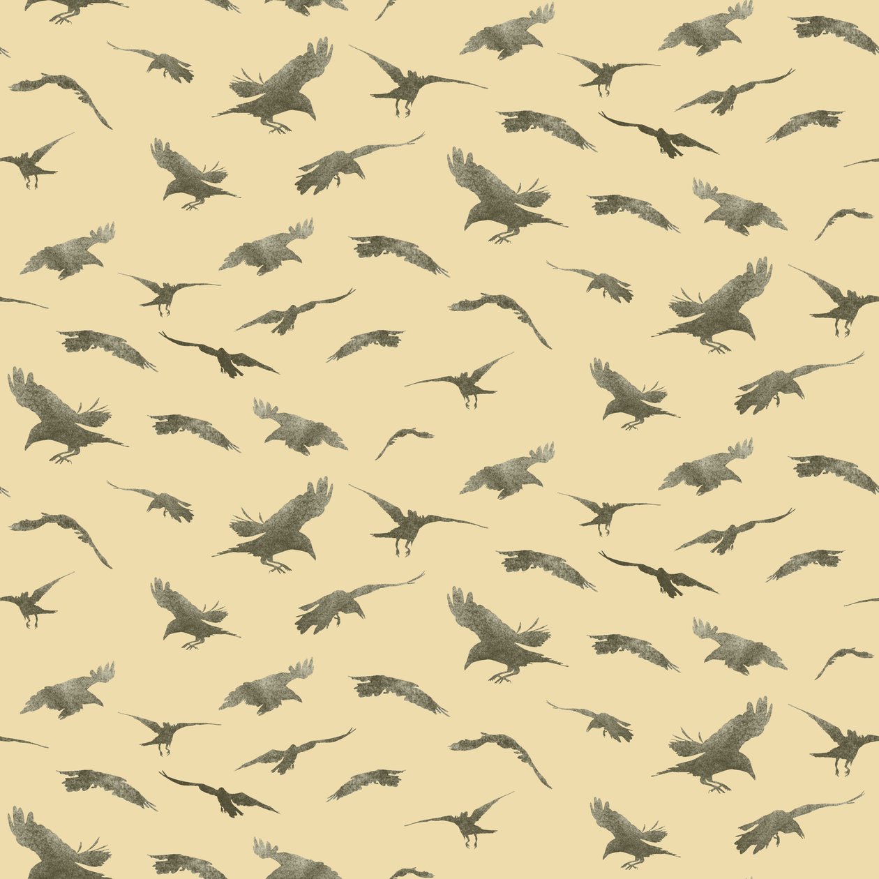 Crows pattern by Stacy Hsu