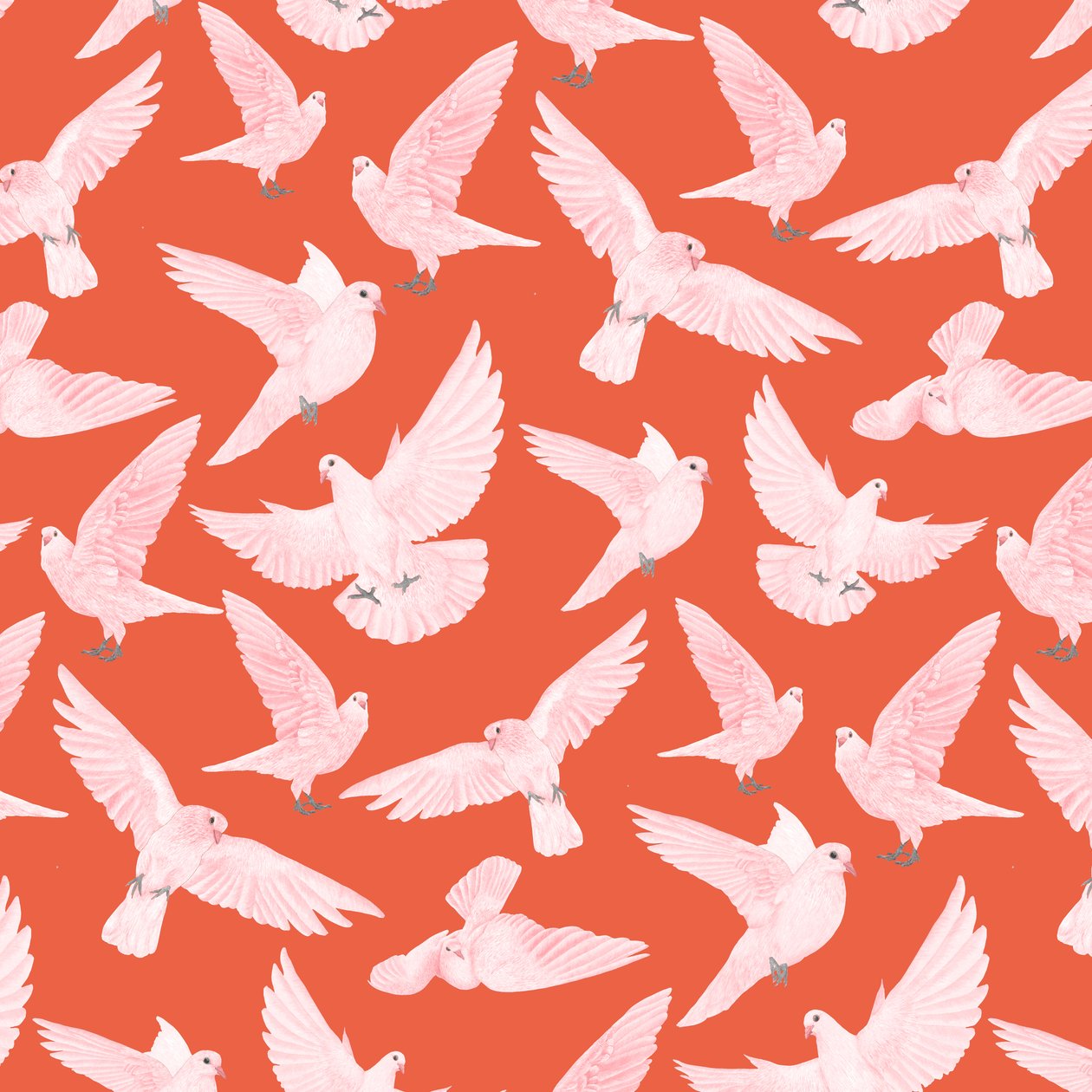 Doves Pattern II by Stacy Hsu