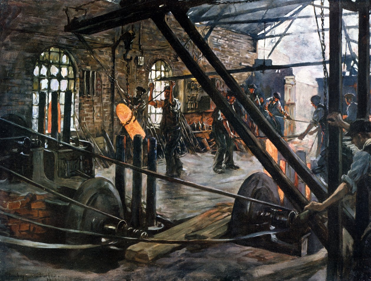 Shell-Workers by Stanhope Alexander Forbes