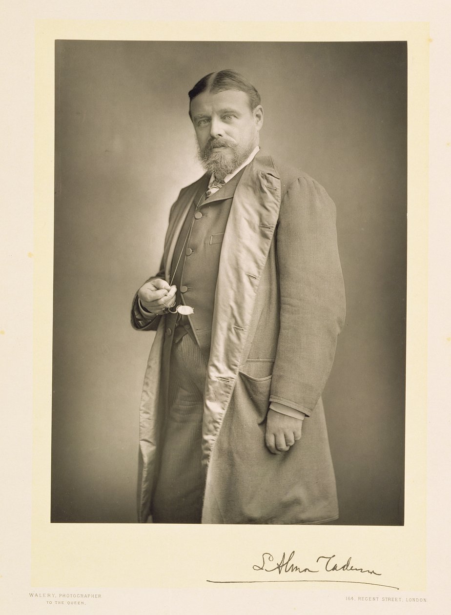 Portrait of Sir Lawrence Alma-Tadema, painter by Stanislaus Walery