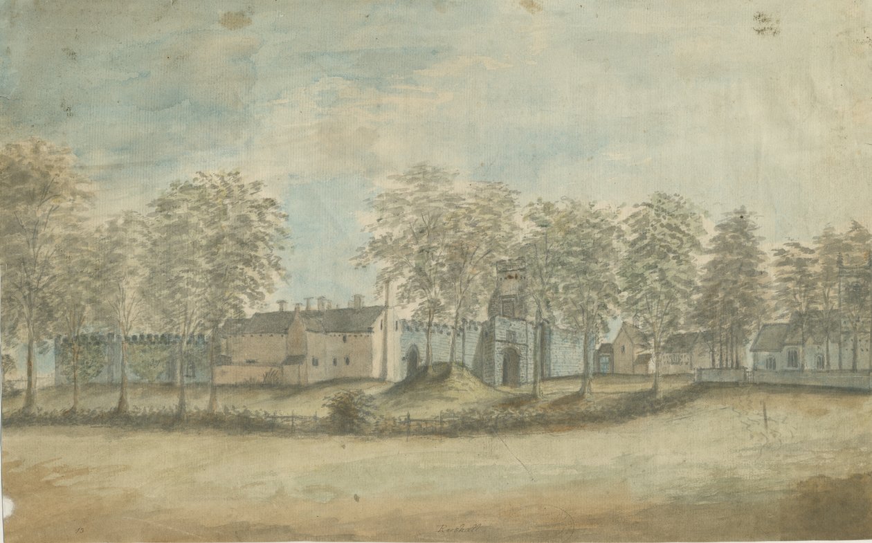 Rushall Castle/Hall by Stebbing Shaw